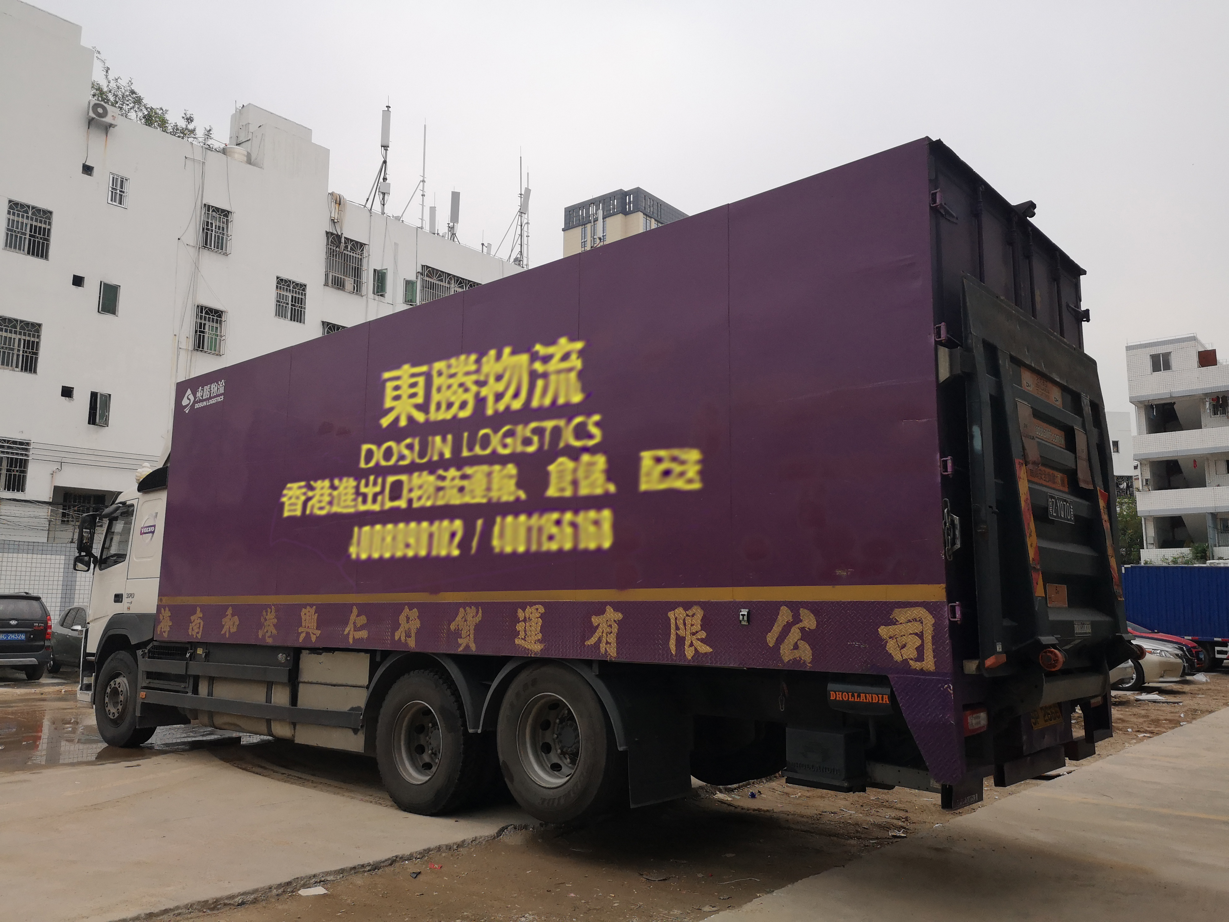 中港噸車整車包車運輸?shù)较愀?，深圳東勝物流