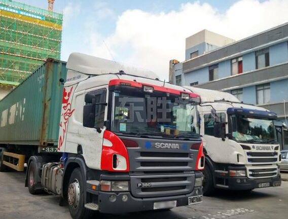 佛山發(fā)貨到香港，整車往返香港物流專線，深圳東勝物流中港拖車行
